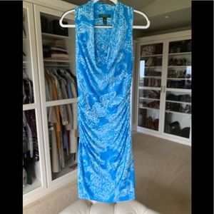 Ralph Lauren sz 8 ruched dress